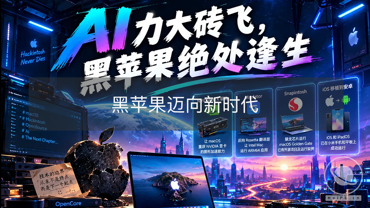AI大力出奇迹，黑苹果或将迈入全新时代。